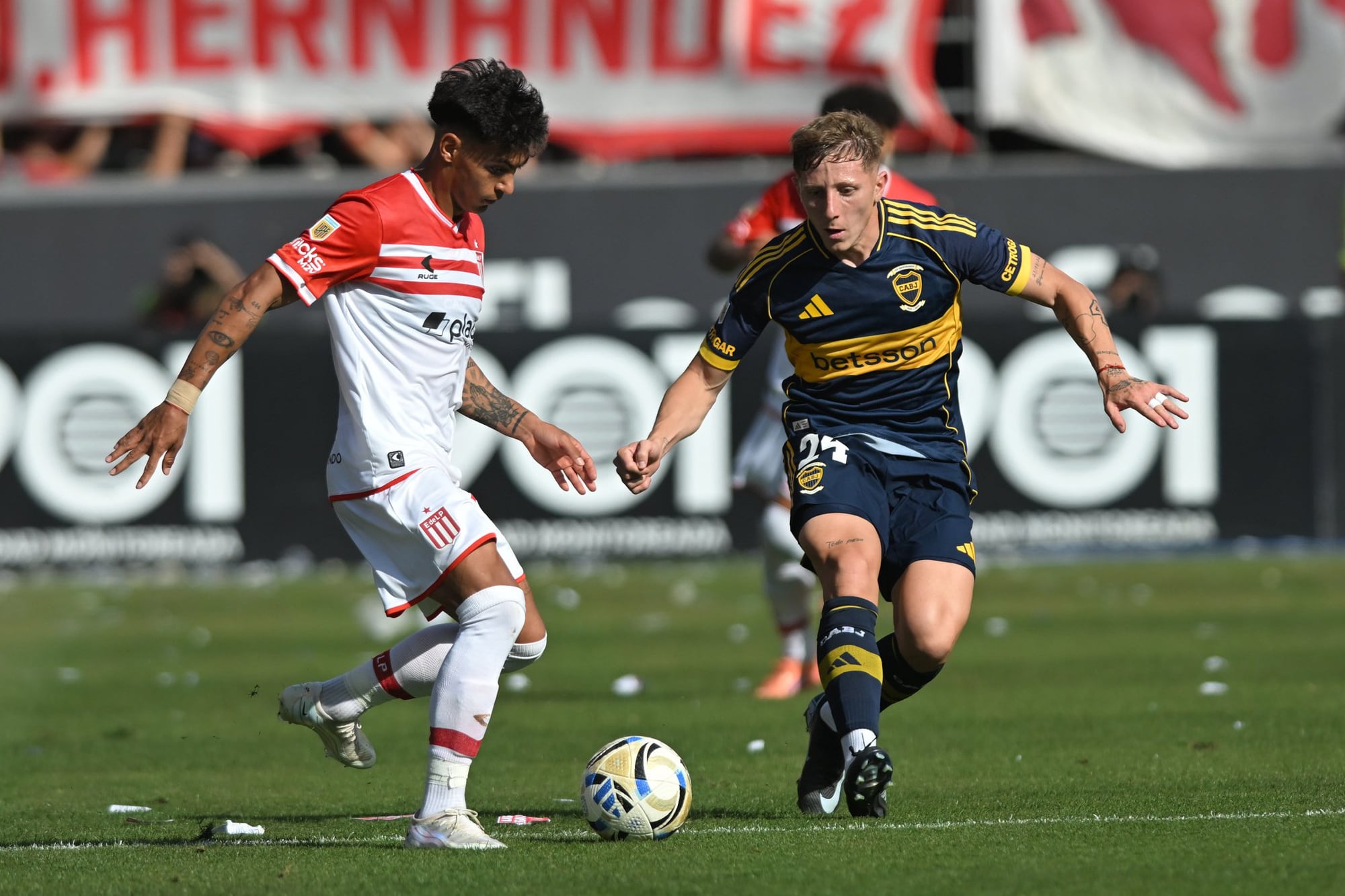 Estudiantes y Boca no se sacan ventajas en La Plata, después del primer tiempo
