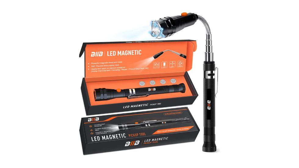 Linterna magnética flexible.