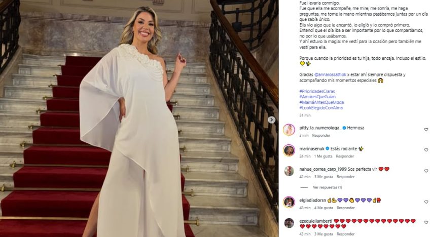 Virginia Gallardo explicó la conmovedora razón detrás del look que eligió para jurar en el Congreso