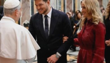 Las fotos del emotivo encuentro entre Luisana Lopilato con el Papa León XIV en el Vaticano