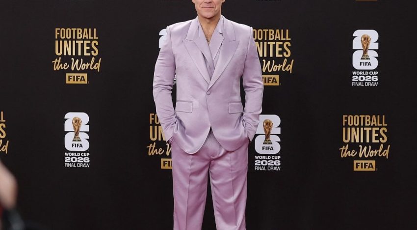 El incómodo momento de Robbie Williams durante el sorteo del Mundial 2026