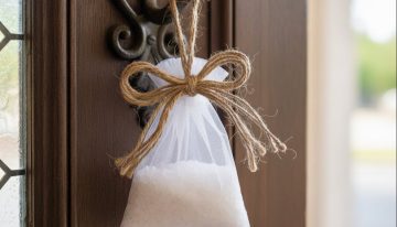 Es tendencia: para qué sirve colgar una bolsa con sal gruesa en la puerta de entrada y por qué lo recomiendan