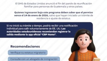 Gobierno de Guatemala revela qué hacer tras el fin del parole para migrantes en Estados Unidos