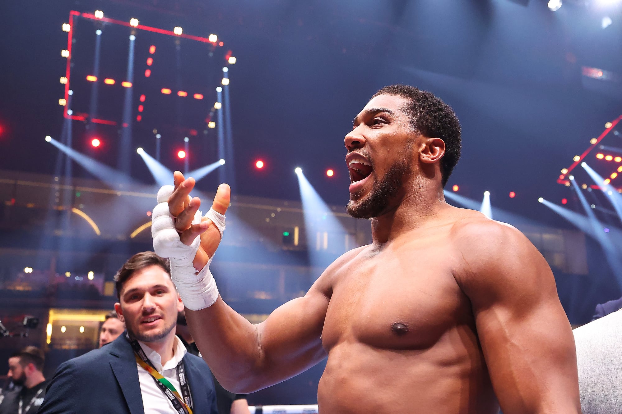 Anthony Joshua tendrá una ventaja física y de experiencia en el combate ante Jake Paul (Archivo-Photo by Richard Pelham/Getty Images)