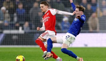 Arsenal le ganó a Everton 1 a 0 por la fecha 17 de la Premier League