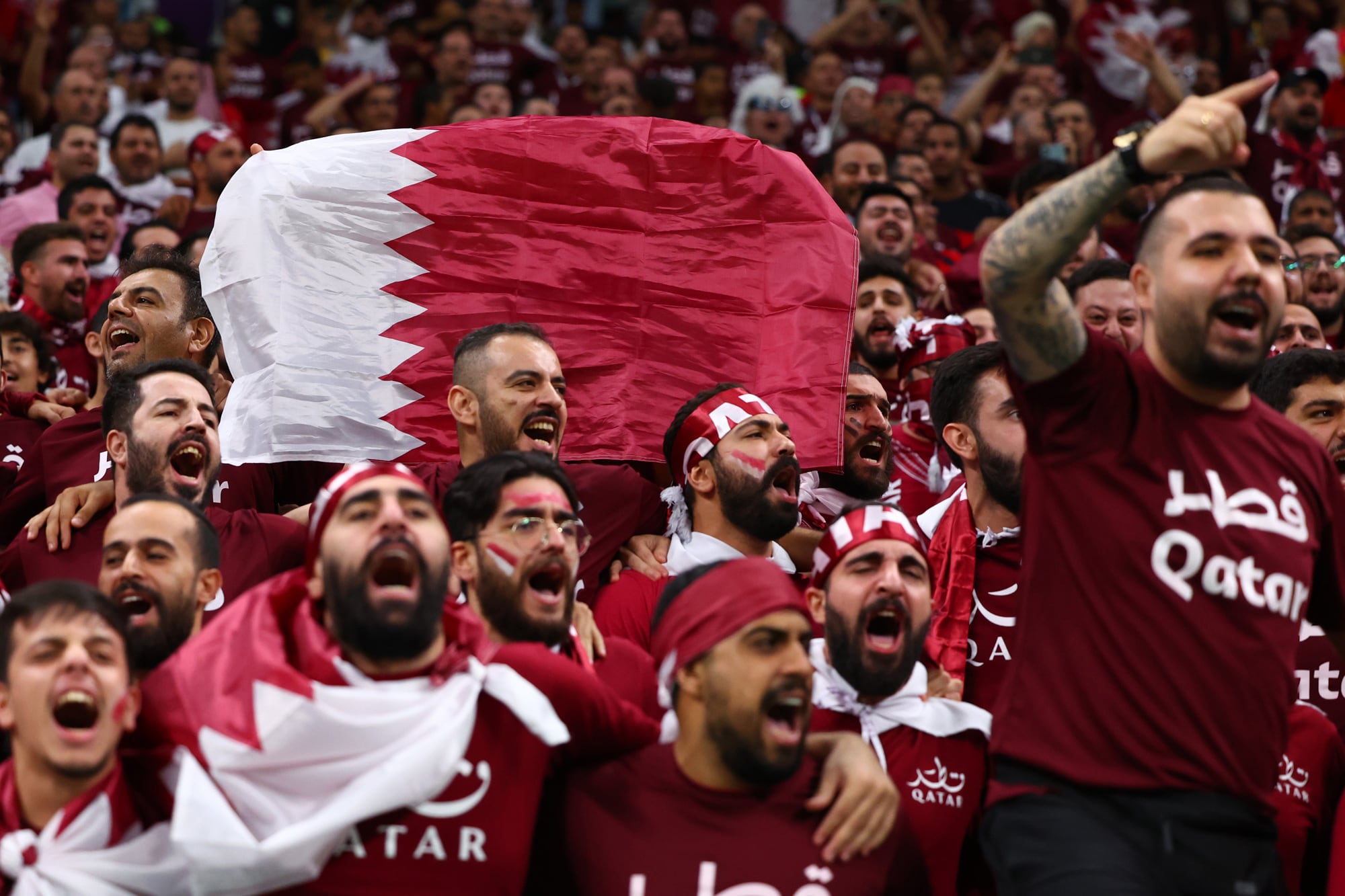Los fanáticos qataríes verán a su selección en un Mundial lejos de su país por primera vez