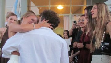 Nicolás Cabré y Rocío Pardo se casaron por civil: las fotos y videos de una ceremonia íntima