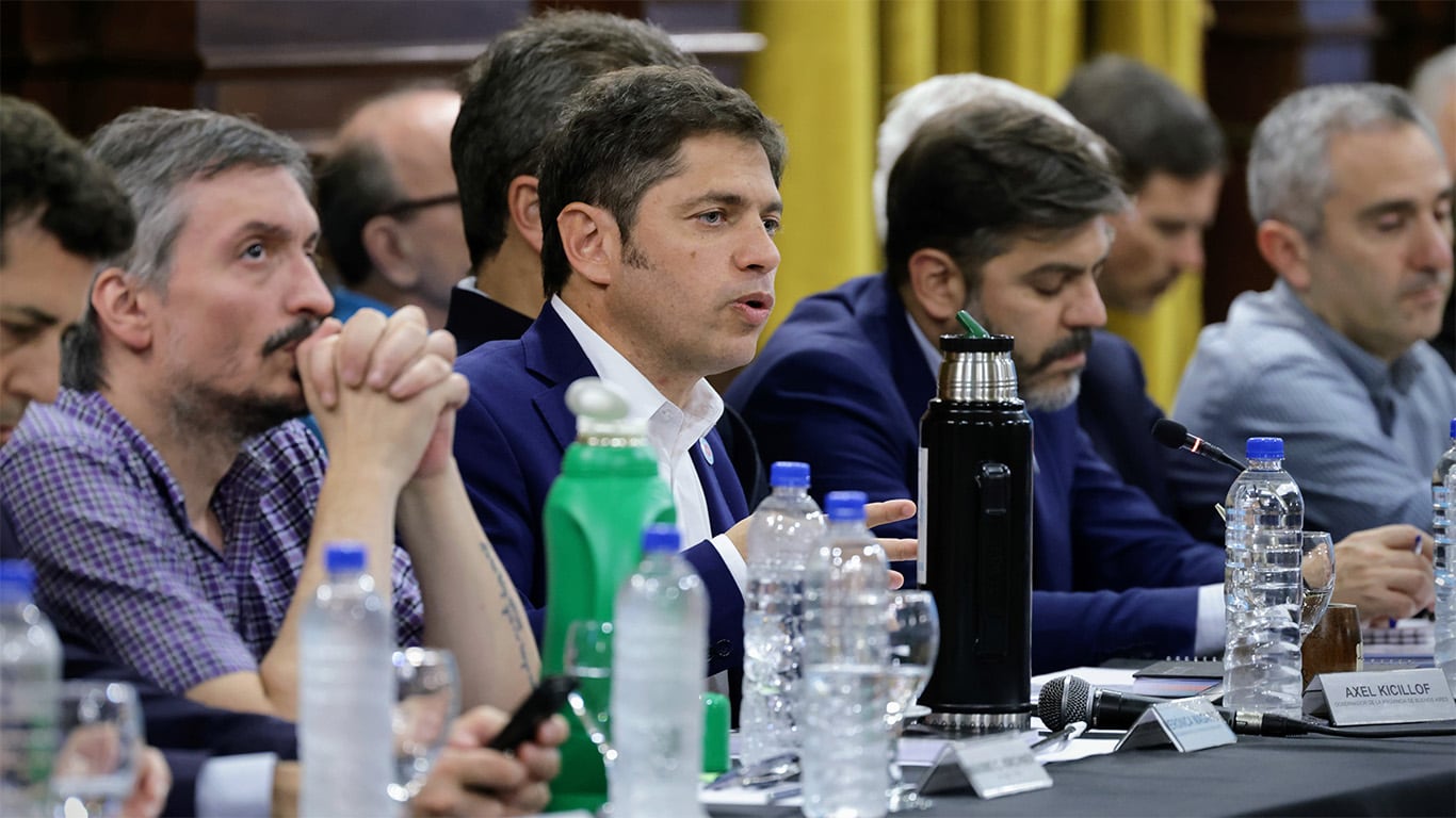 Por estas horas, dirigentes cercanos a Axel Kicillof y Máximo Kirchner exploran la posibilidad de cerrar una lista de unidad. (Prensa GBA)