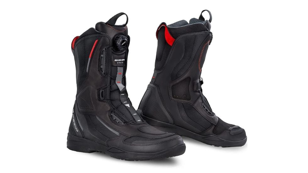 Botas para moto para hombre.