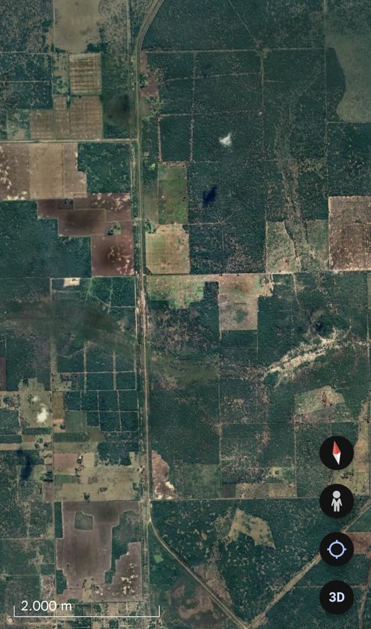 La zona donde esta ubicado el campo del productor