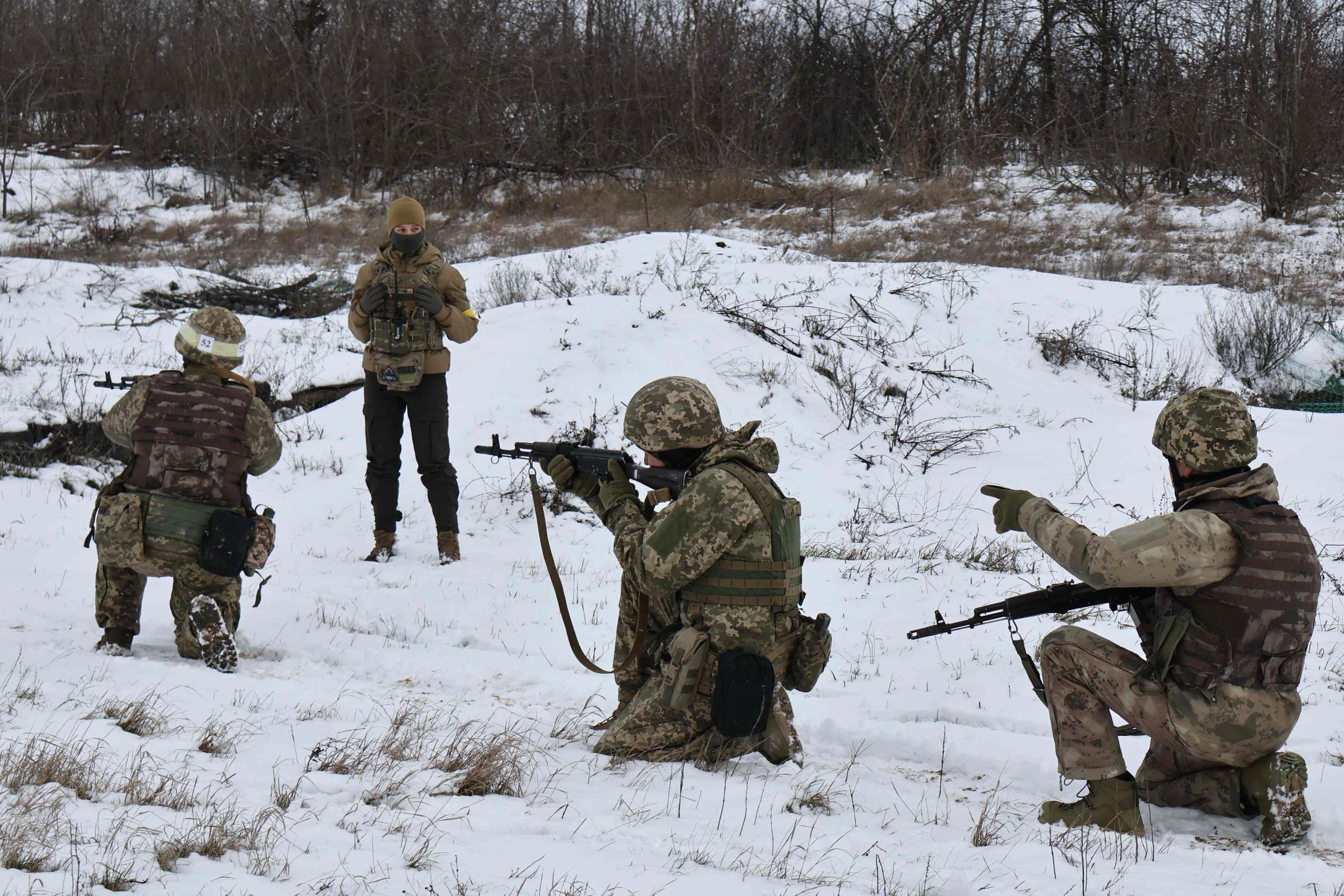Nuevas tropas de la 65° Brigada Mecanizada de las Fuerzas Armadas de Ucrania completan su entrenamiento en la región de Zaporiyia, cerca del frente