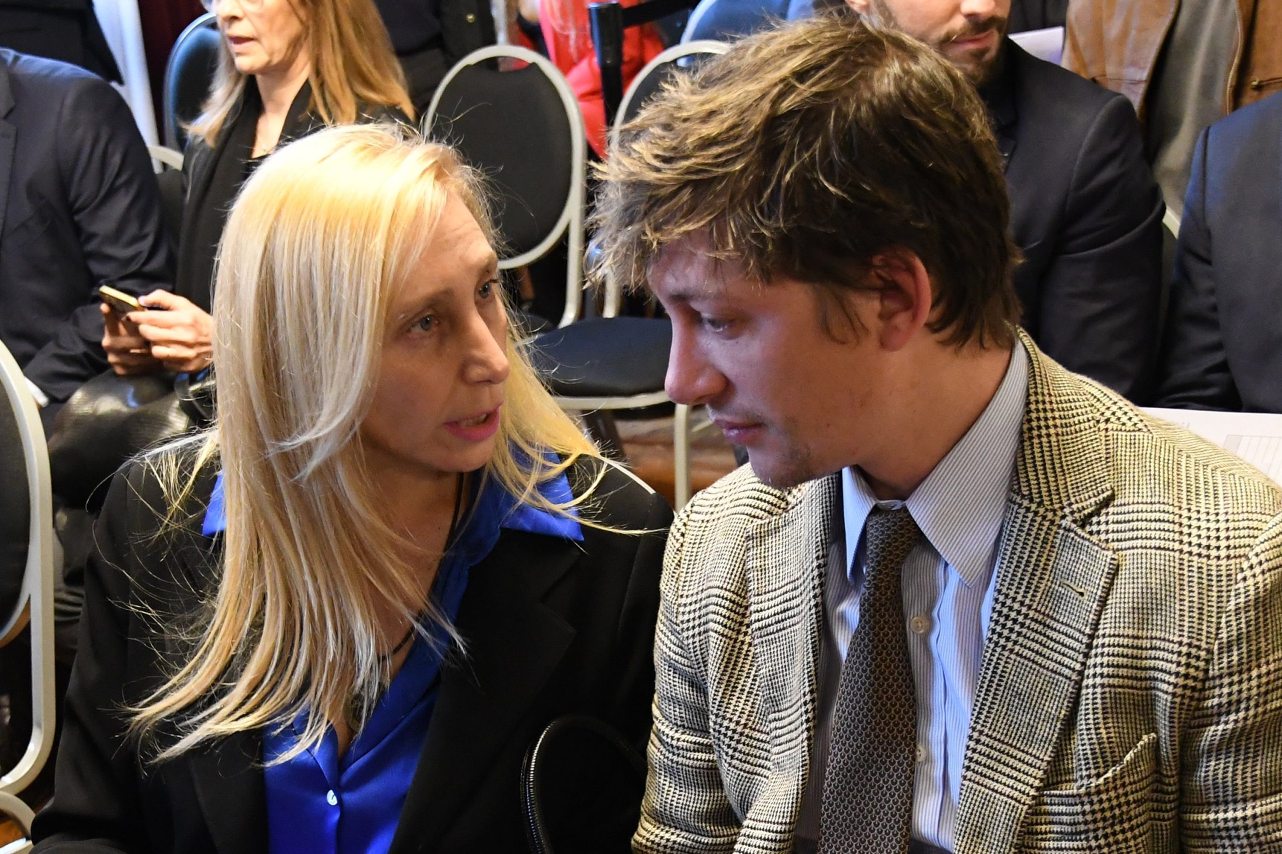 Karina Milei y Santiago Caputo