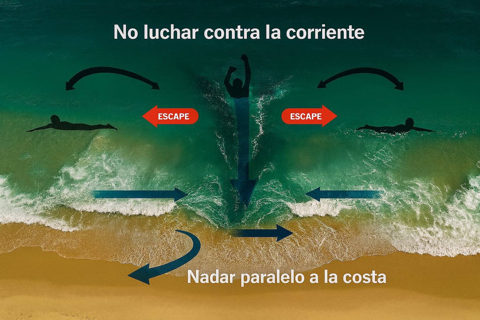 La forma correcta de actuar ante un chupón de mar