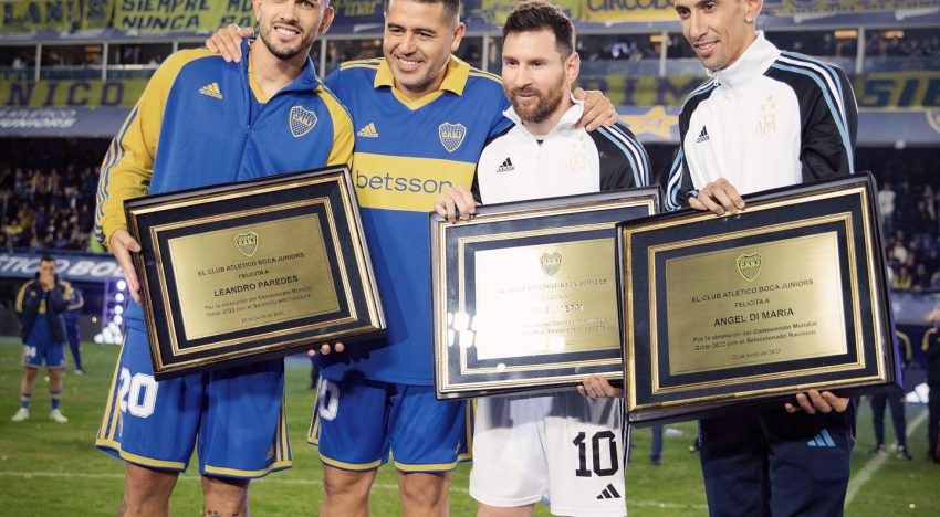 Messi opinó sobre el presente de Boca y eligió al mejor jugador del fútbol argentino
