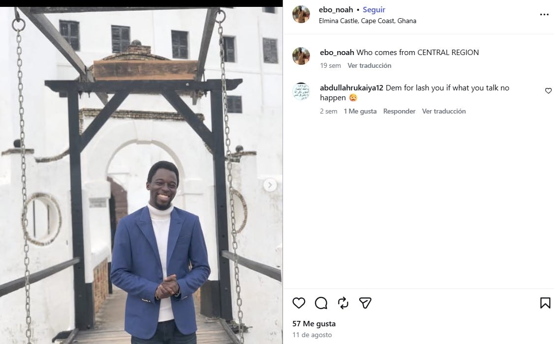 Ebo Noah se proclamó como un profeta en las redes sociales