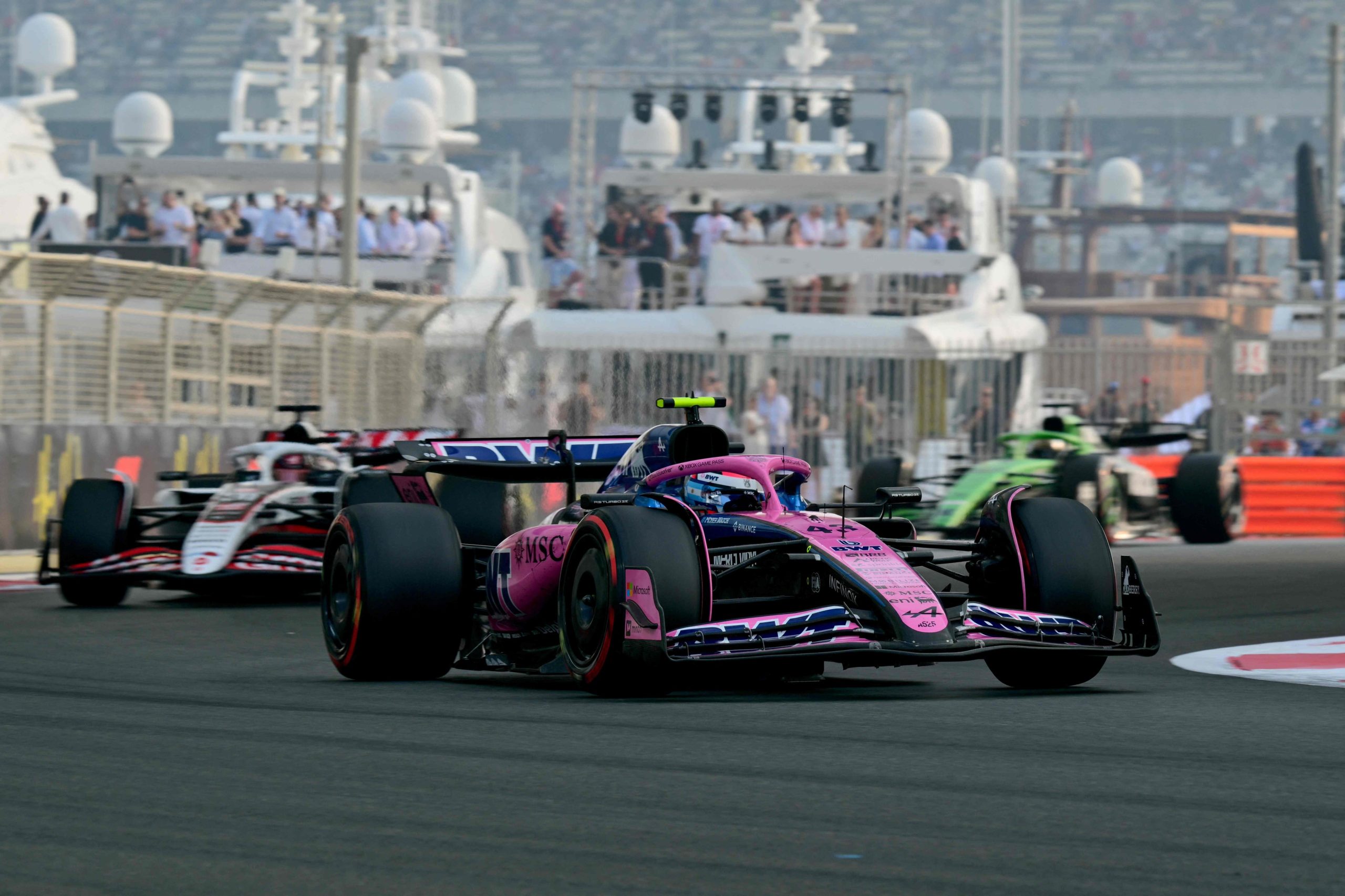 Franco Colapinto, este sábado, en acción