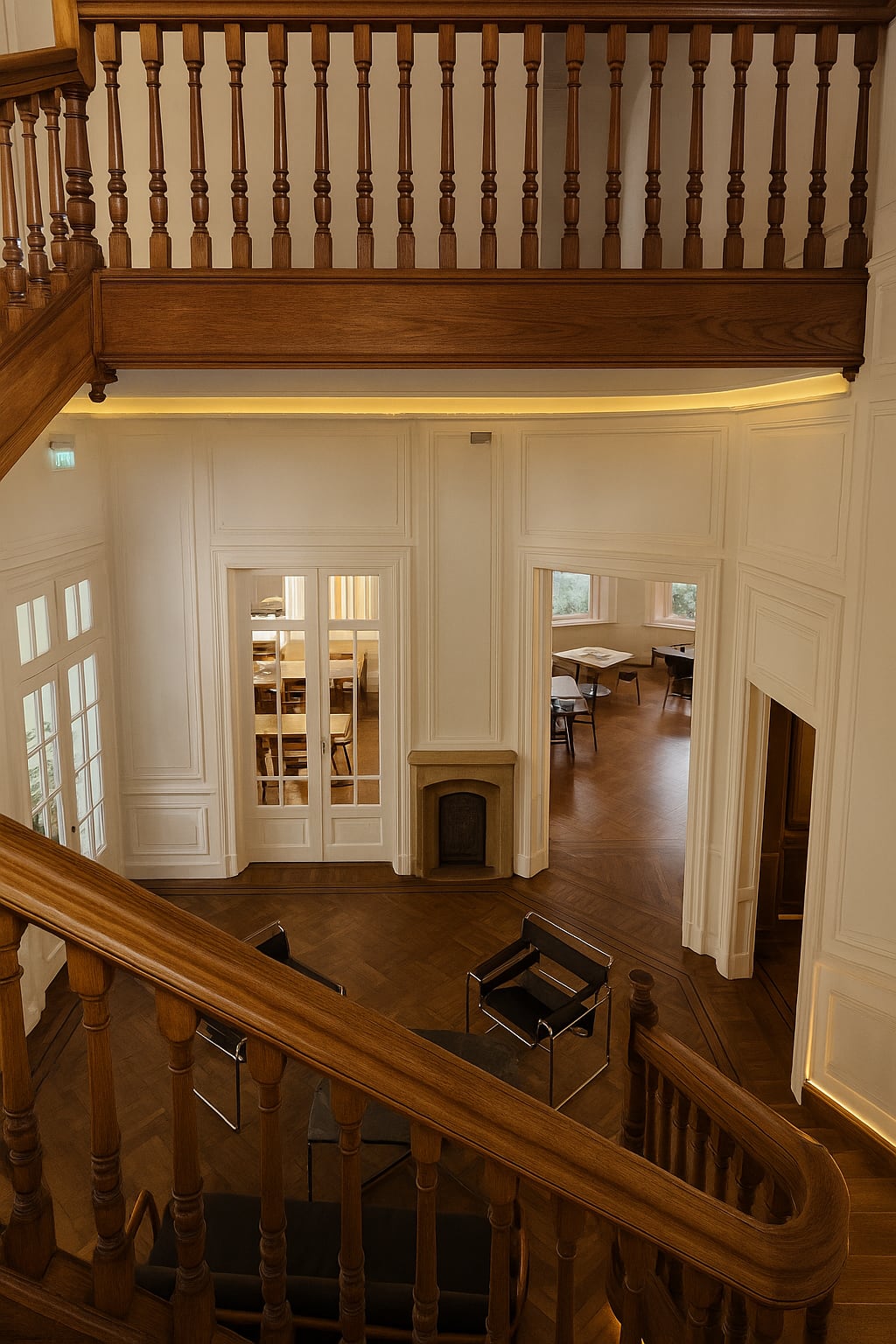 En la planta alta de Casa Bogotá funciona la pastelería y un sector de oficinas