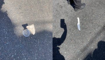 Violento ataque en Constitución: un policía se defendió de un hombre que intentó acuchillarlo