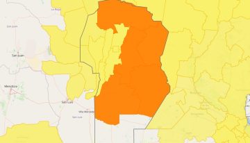 Hay alerta amarilla por tormentas para este lunes 1 de diciembre en Córdoba: las zonas afectadas