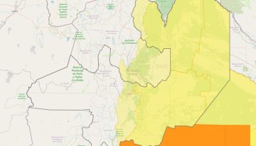 Hay alerta amarilla por tormentas y viento para este lunes 15 de diciembre en Salta: las zonas afectadas