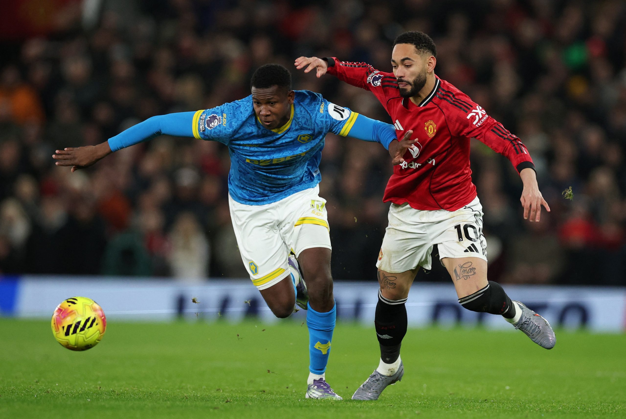 Man. United vs Wolves por la fecha 19 de la Premier League del 2025.