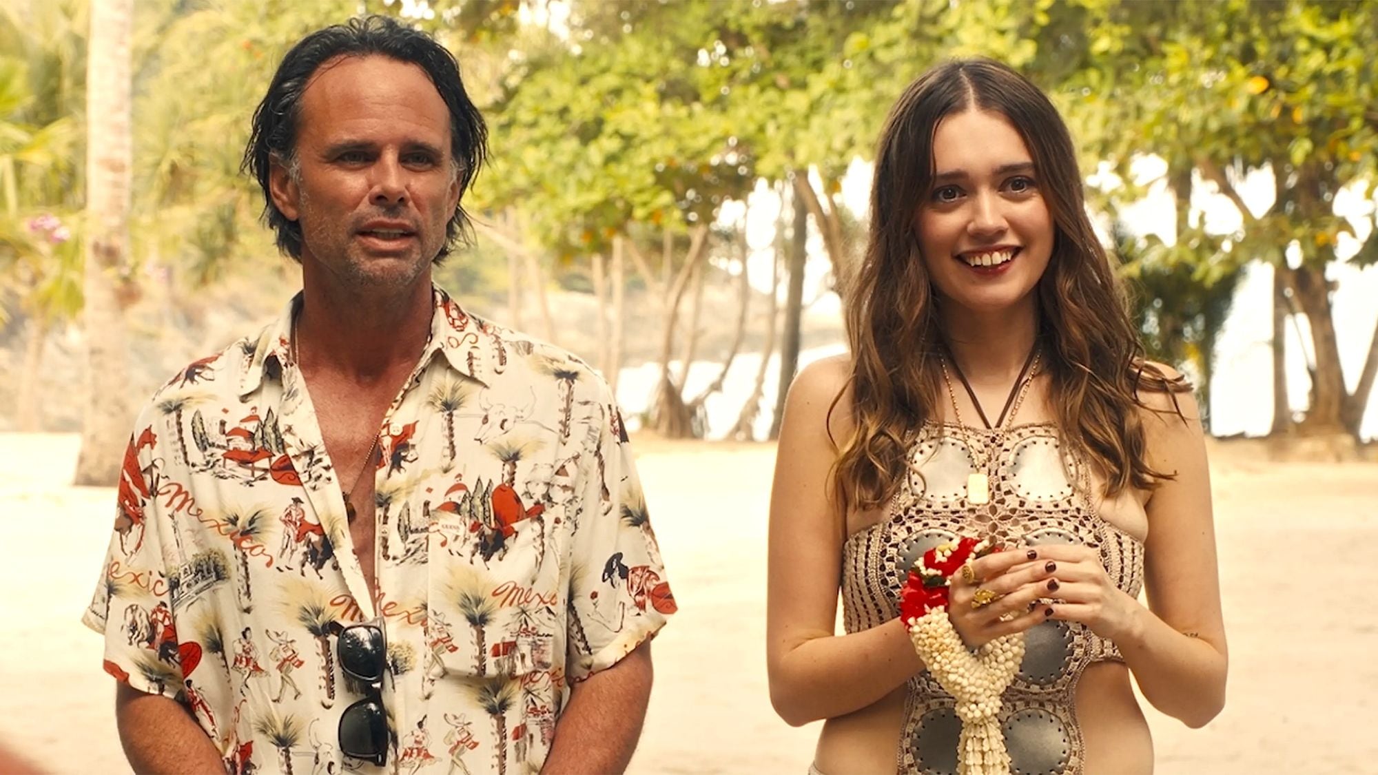 Walton Goggins y Aimee Lou Woods, candidatos por The White Lotus, la serie con más nominaciones