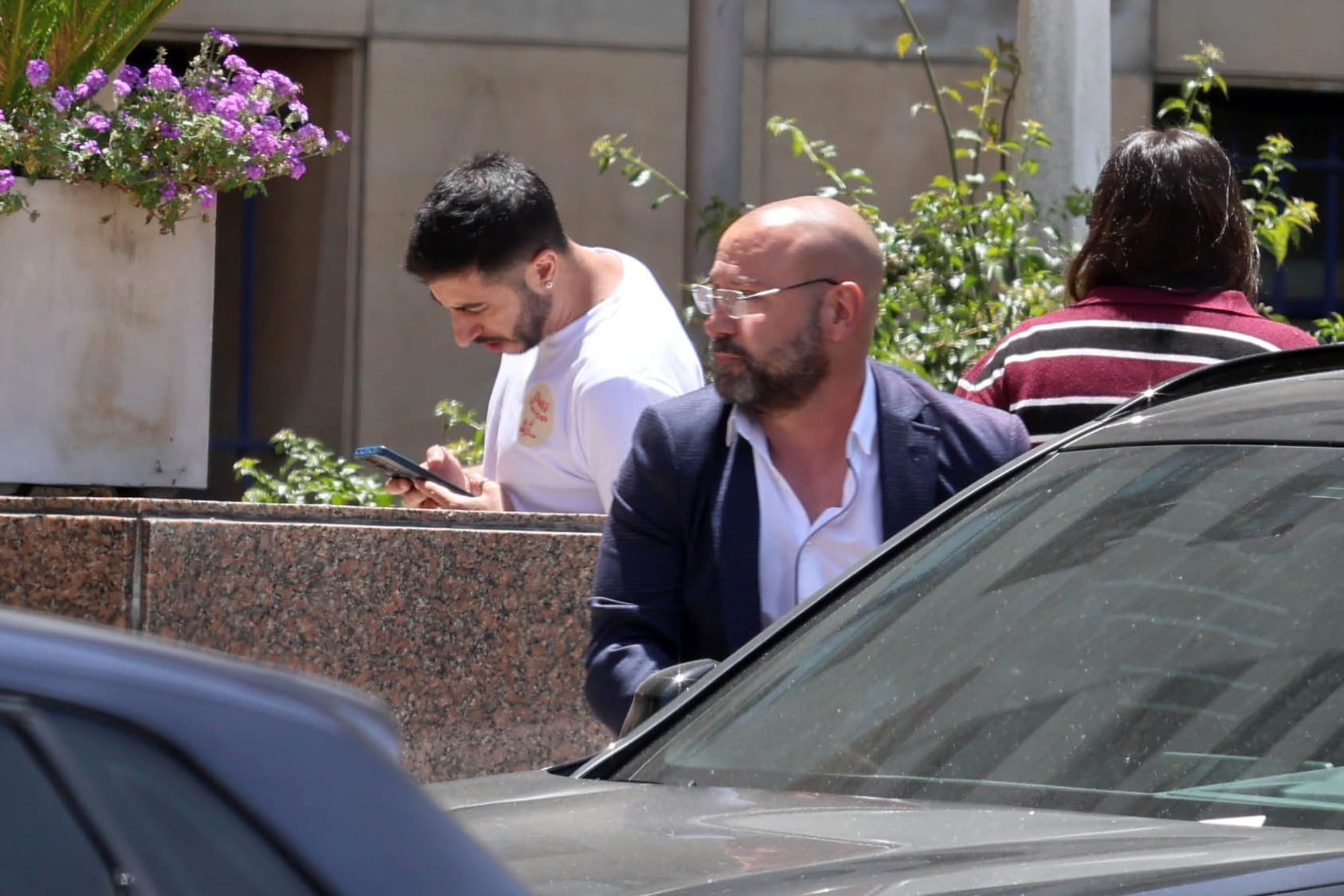 Diego Spagnuolo, al llegar a Comodoro Py para declarar por los audios que revelaron presuntas coimas