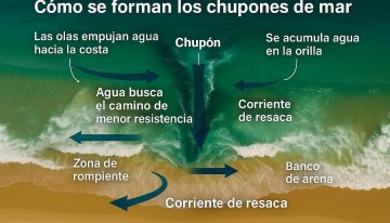 El peligro invisible del verano: cómo se forman los “chupones de mar” que sorprenden en las playas argentinas
