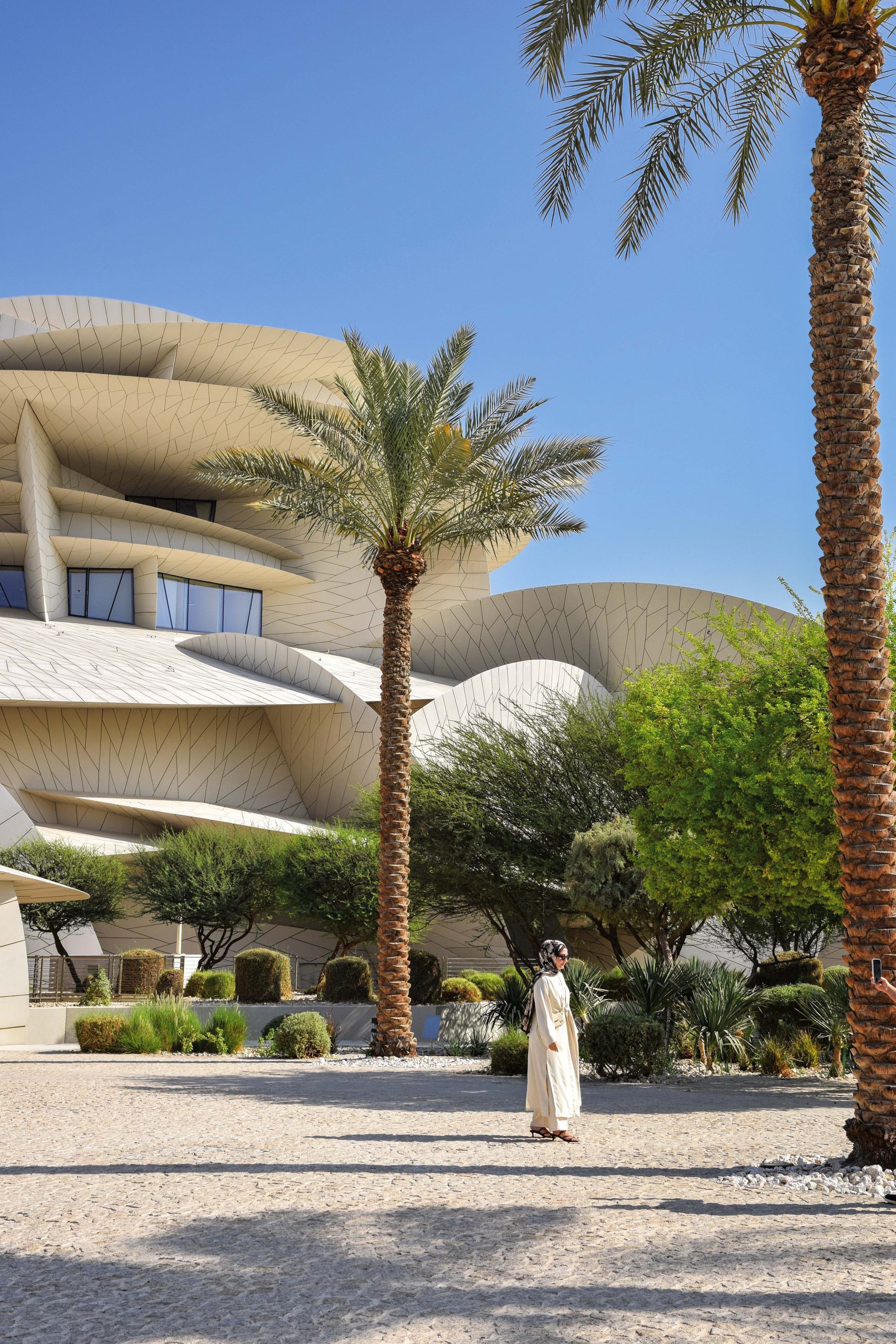 El Museo Nacional de Qatar es emblema de la ciudad