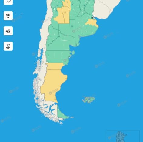 Se viene la lluvia en Buenos Aires y hay alerta amarilla en varias provincias afectadas