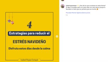 Cuatro consejos de una psicóloga para reducir el estrés navideño