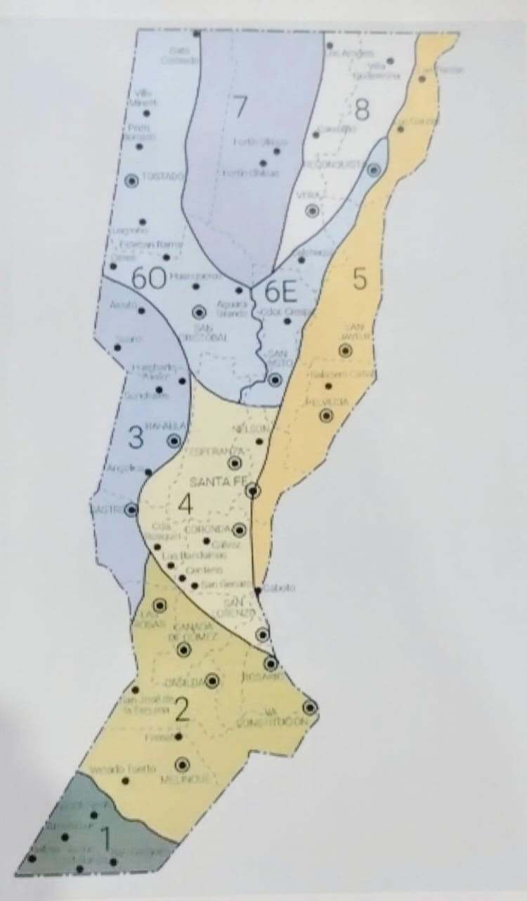 La zona de Vera se encuentra en amarillo