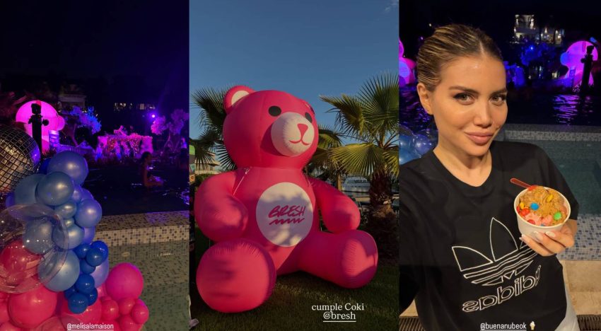 Las impactantes fotos de la fiesta de 15 de Coki, el hijo de Wanda Nara y Maxi López