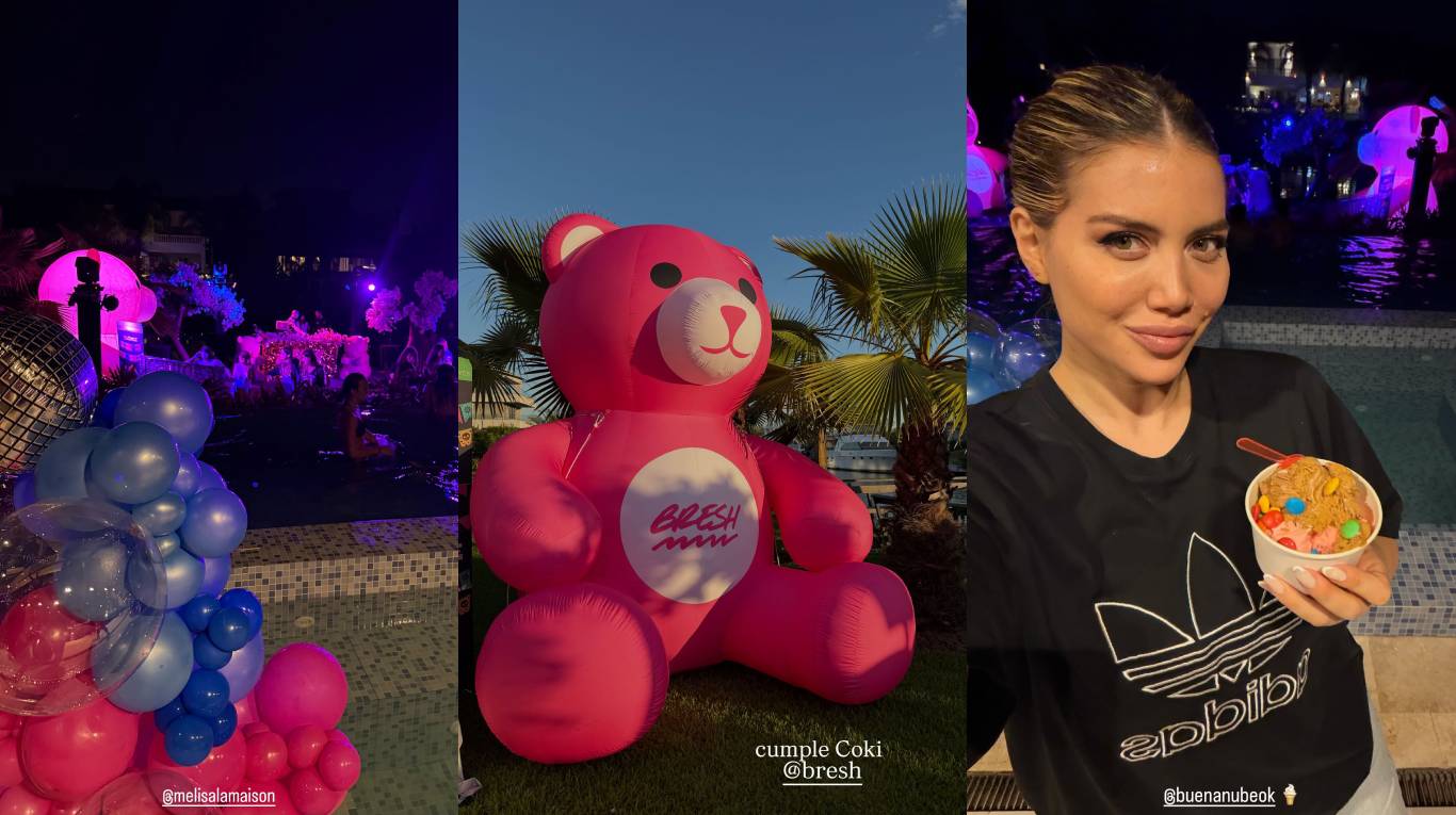 Wanda Nara tiró la casa por la ventana para festejar el cumpleaños de Coki, uno de los hijos que tuvo con Maxi López. (Foto: instagram/wanda_nara)