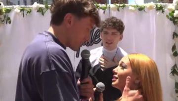 El apasionado beso de Ángela Torres y Marcos Giles en vivo que revolucionó las redes e hizo real el shippeo de Margelita