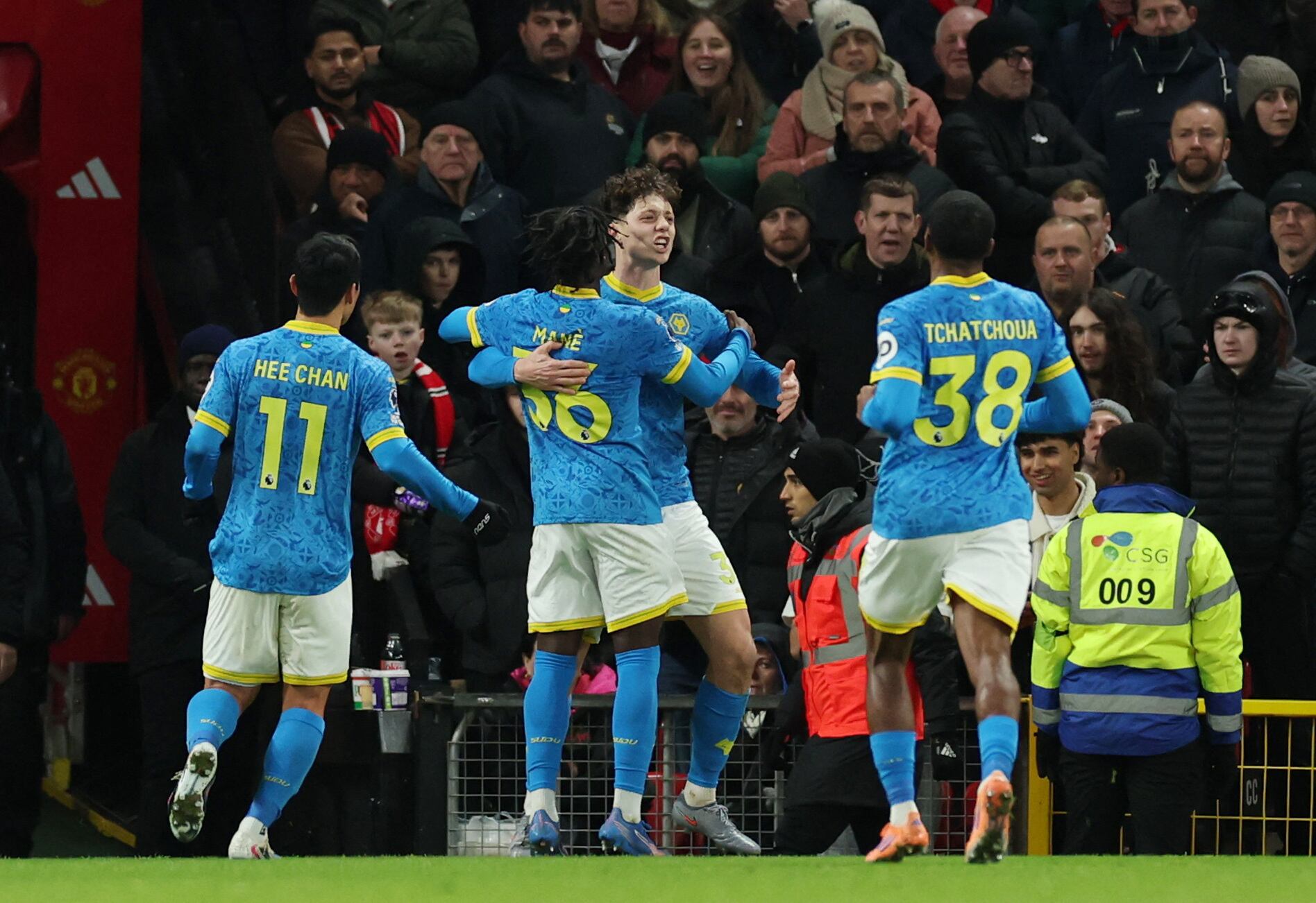 Man. United vs Wolves por la fecha 19 de la Premier League del 2025.