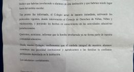 El comunicado de la escuela en donde un empresario fue acusado de abusar de los compañeros de su hijo