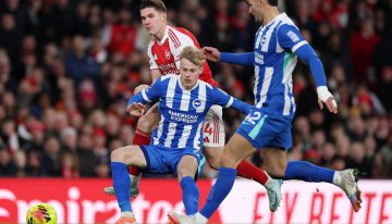 En vivo – Arsenal vs. Brighton: 1 – 0, por la fecha 18 de la Premier League