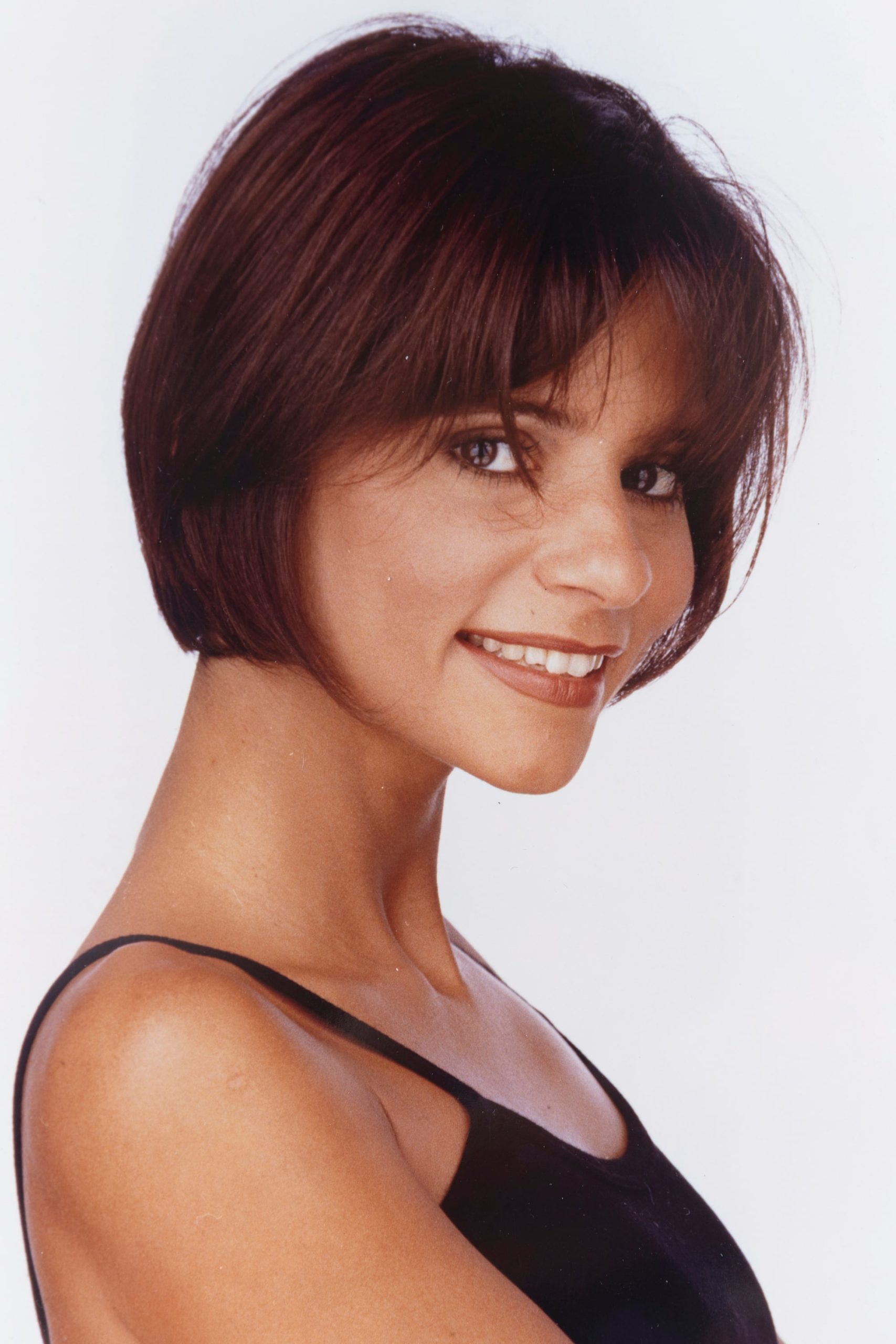 En su época de modelo cuando marcó tendencia con su corte de pelo