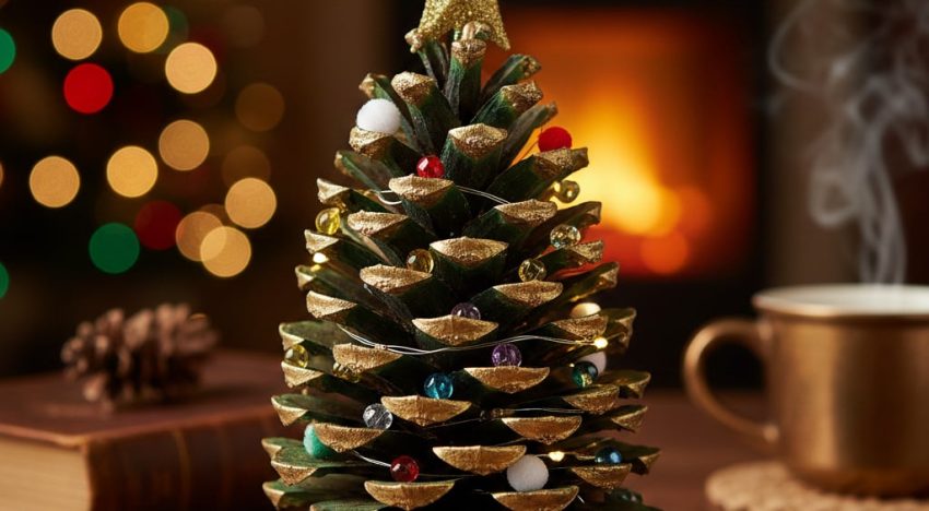 Cómo hacer árboles de Navidad artesanales: 10 ideas simples