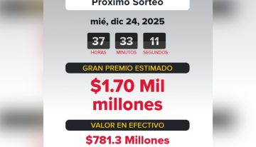 Continúa en aumento el premio de Powerball y el sorteo será en plena Navidad: ¿a cuánto asciende el pozo?