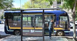 El bus eléctrico de Buenos Aires extendió su recorrido y ahora llega hasta la Terminal de Cruceros Quinquela Martín
