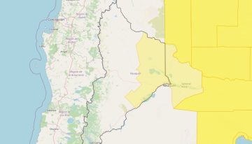 Hay alerta amarilla por viento para este jueves 1 de enero en Neuquén: las zonas afectadas