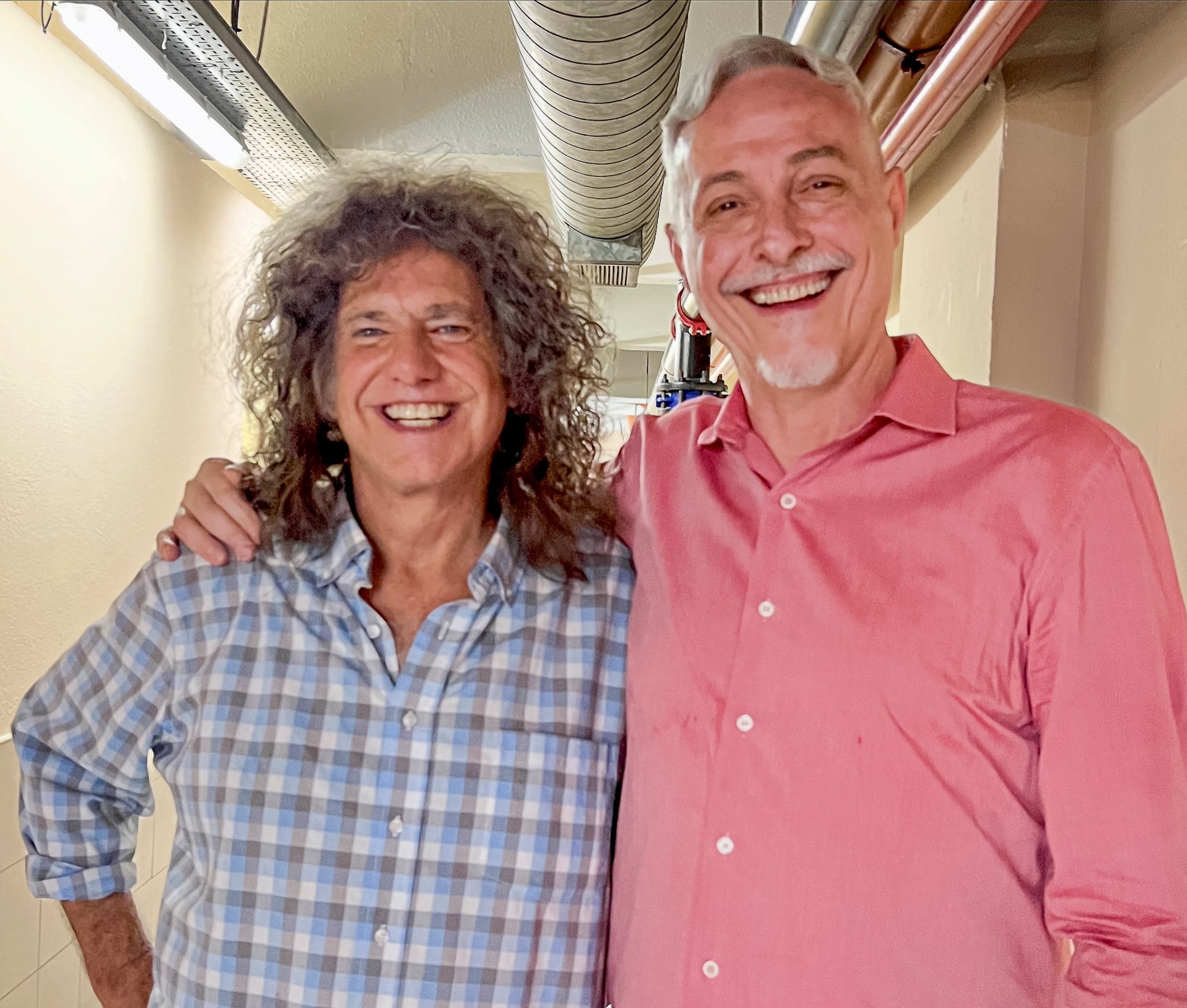 Pat Metheny y Pedro Aznar.