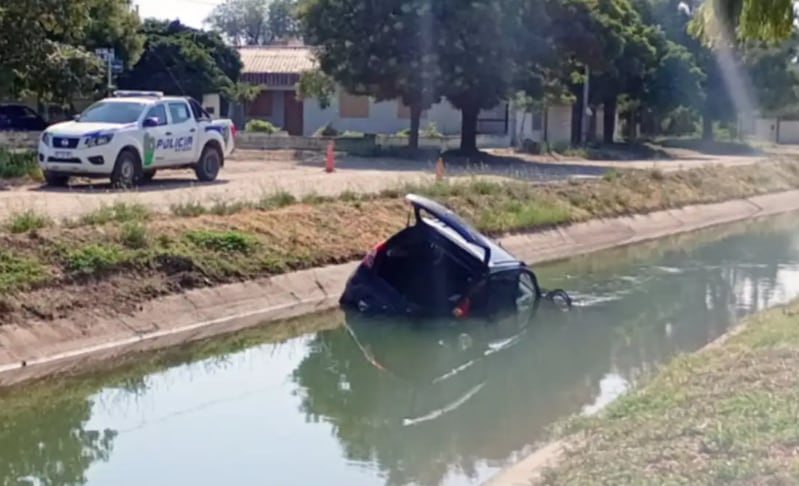 El canal de riego donde se produjo el accidente