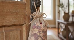 Es tendencia: para qué sirve colgar una bolsita con pétalos de rosa en la puerta de entrada