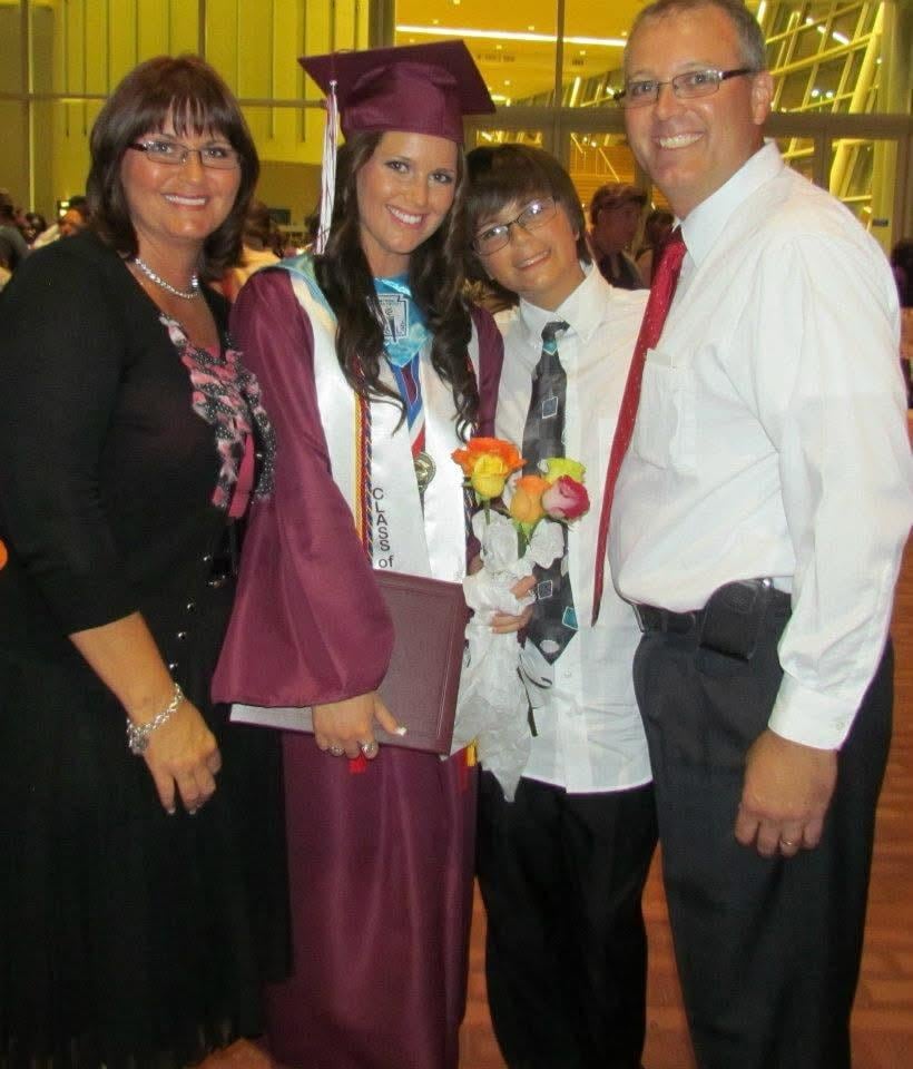 Los padres acompañaron a Alexis Farrell aunque no siempre entendieran sus decisiones