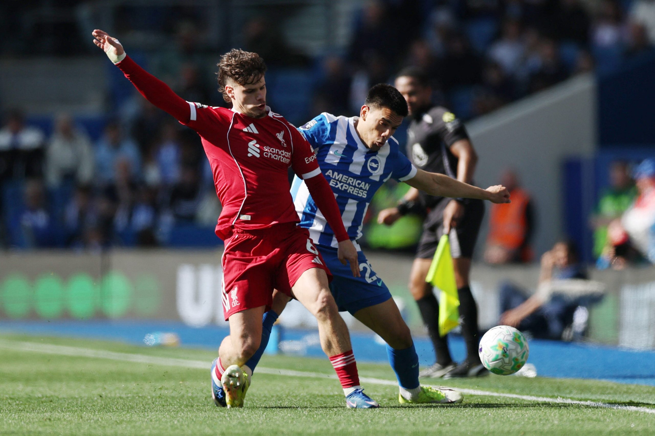 Brighton vs Liverpool por la fecha 31 de la Premier League del 2026.