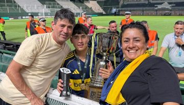 La emoción de la mamá de Tomás Aranda tras su primer partido como titular en Boca: “Nació con la bendición”