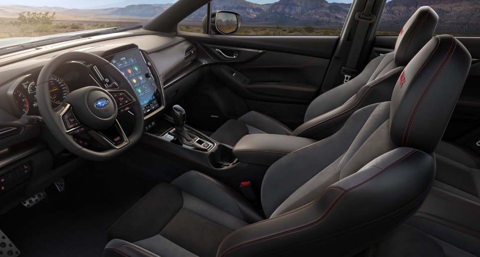 Interior del Subaru WRX